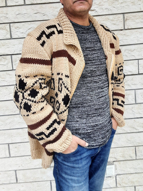 Big Lebowski Dude cardigan — alternate view