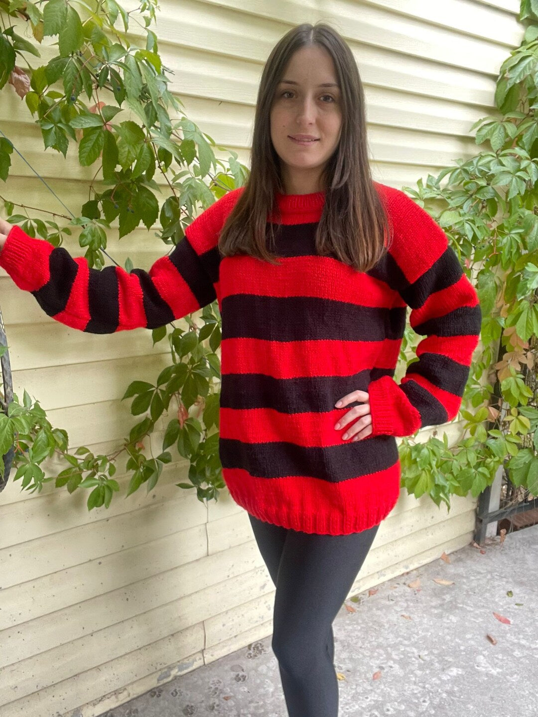 Cobain striped sweater long sleeves alternate view