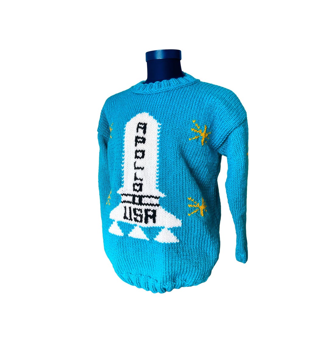 Apollo sweater on mannequin front view